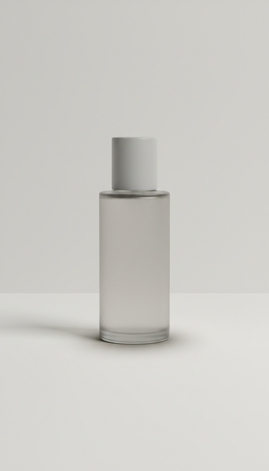 Minimalist Glass Skincare Bottle with Pump