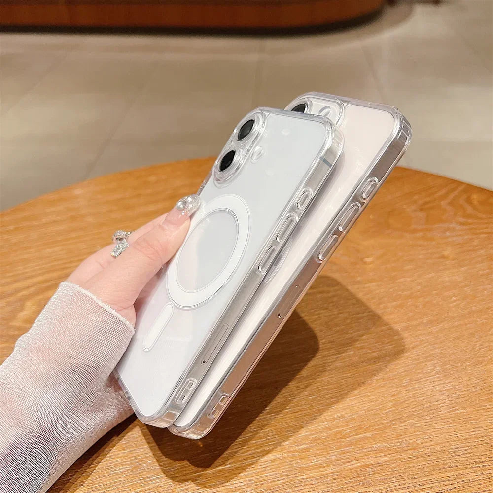 Crystal Clear MagSafe Case for iPhone | Premium Protection & Style