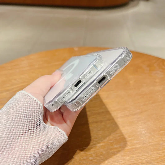 Crystal Clear MagSafe Case for iPhone | Premium Protection & Style