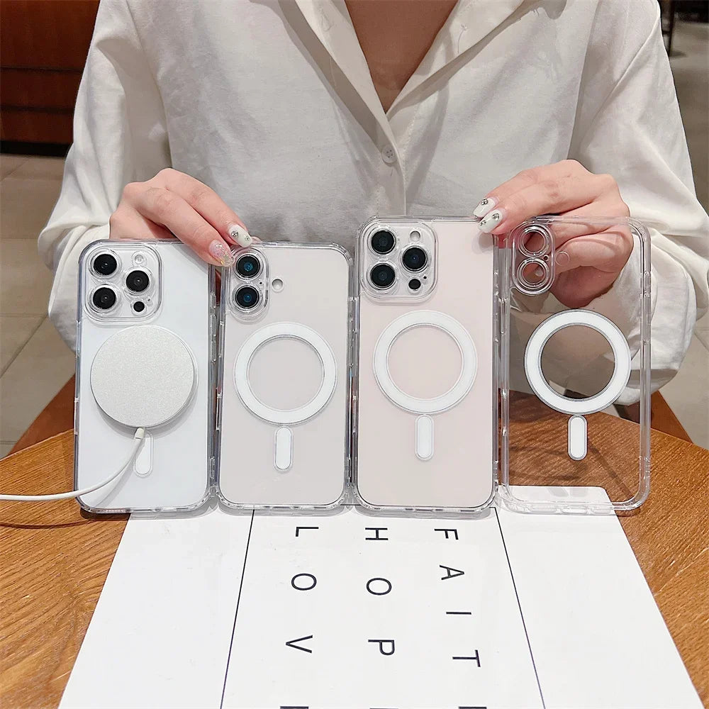 Crystal Clear MagSafe Case for iPhone | Premium Protection & Style