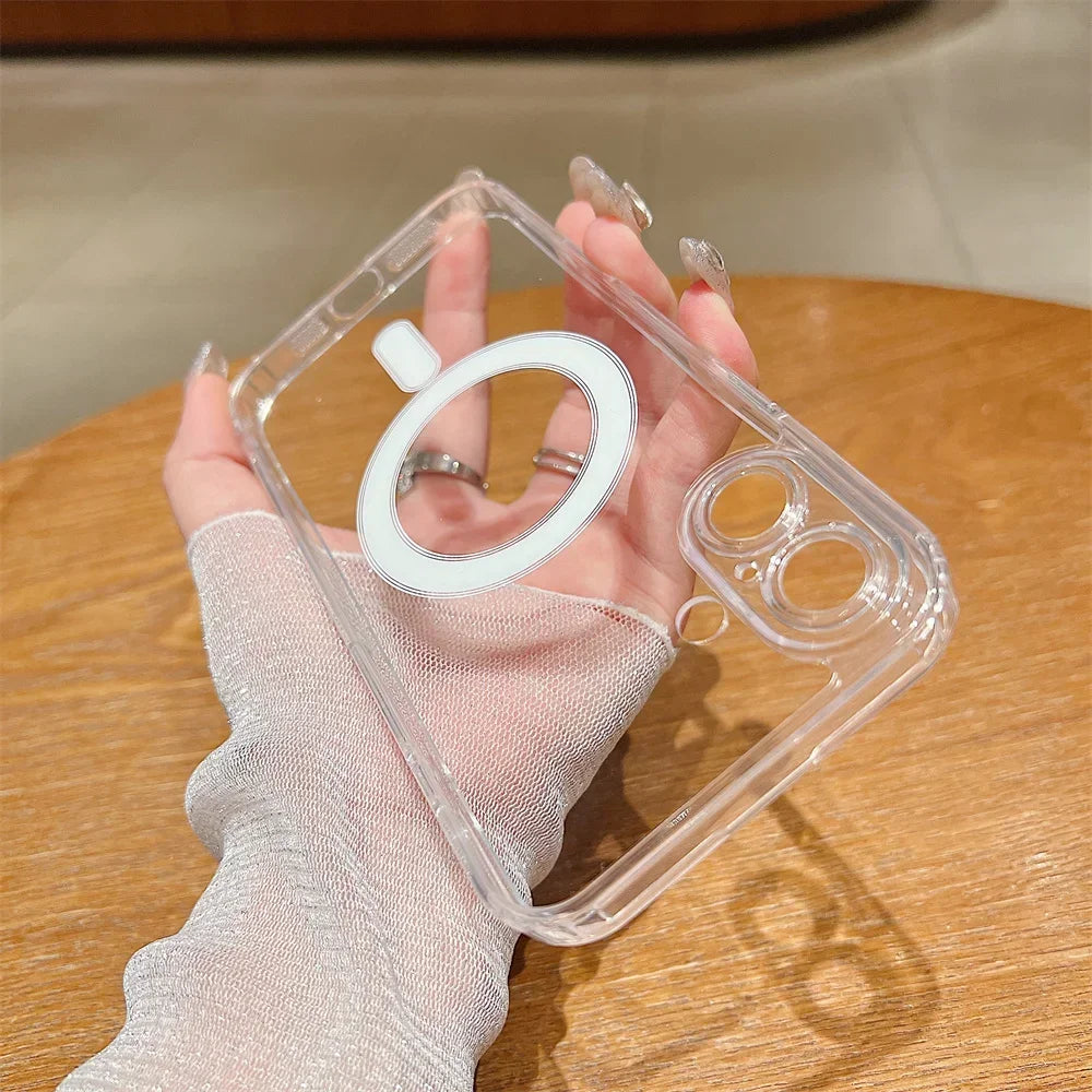 Crystal Clear MagSafe Case for iPhone | Premium Protection & Style
